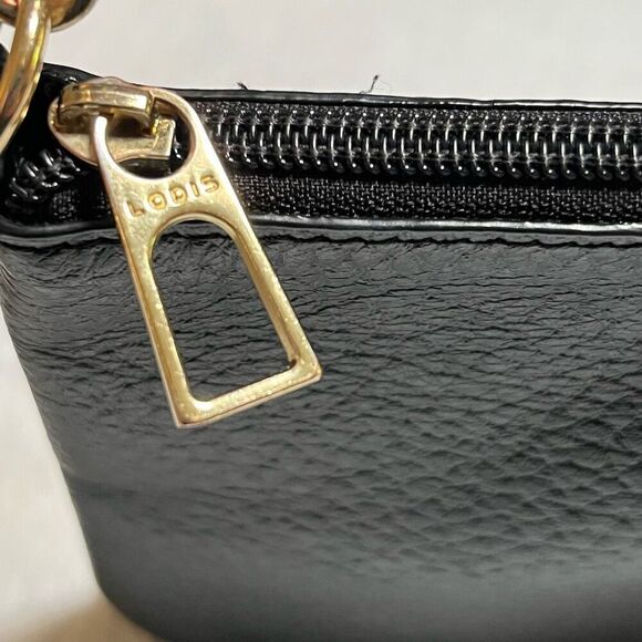 Lodis Pebbled Leather Wristlet Convertible Clutch - Picture 4 of 8